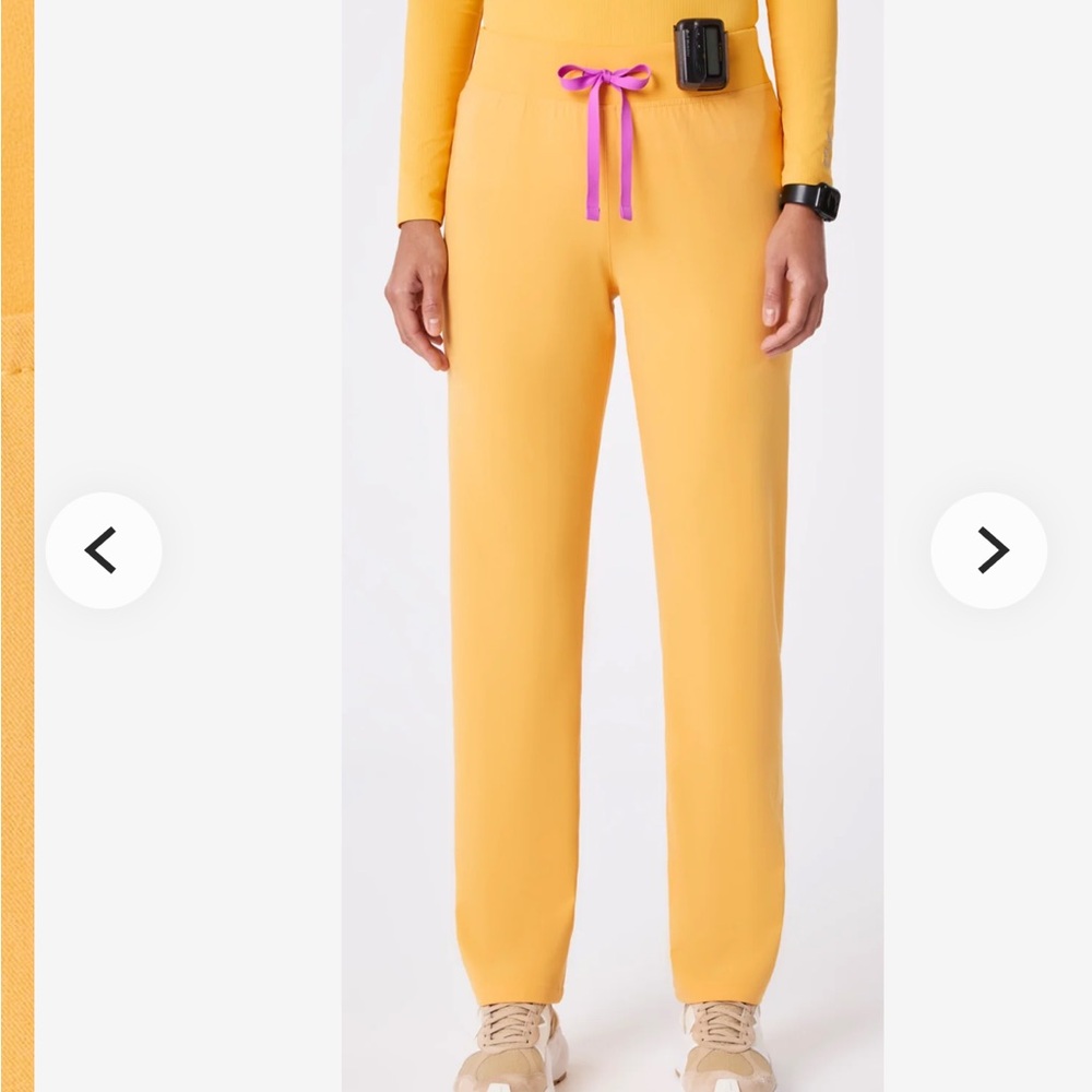 Figs Women's Dandelion High Waisted Livingston Scrub Pants Size Small Petite